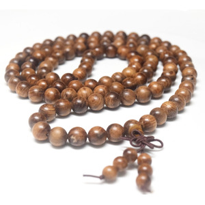 ลูกประคำไม้โรสวูดธรรมชาติทำมือจากเวียดนาม 108 เม็ด ขายส่ง - Product Image 2