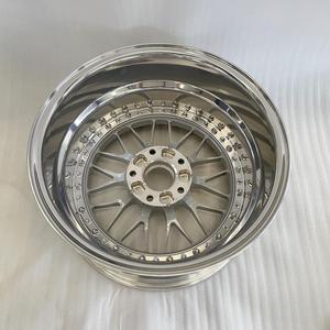 Jantes en aluminium forgé YHS-103 personnalisées en 2 parties, finition argent poli, 5x112 5x120 18 19 20 pouces, pour C260 M2 M3 M4 G20 G80 G90 <span class=keywords><strong>E90</strong></span> - Product Image 6