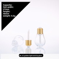 Mini tube à lèvres transparent DIY, conteneur cosmétique vide en plastique avec surface givrée, bouchon à vis, revêtement UV, 27 mm