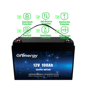แบตเตอรี่สำรองสำหรับเดินทางแบบ USB 12V ที่100Ah แบตเตอรี่ลิเธียม Lifepo4ที่เก็บพลังงานแสงอาทิตย์ระบบการจัดการ - Product Image 5
