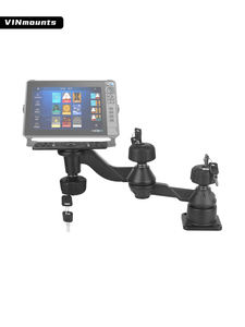 VINmounts Support de détecteur de poisson en aluminium pour sondeur de 7 "à 16", support électronique marin à bras renforcé - Product Image 3