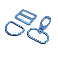 Grosir Tas Dasar Bagus Membuat Perangkat Keras Logam Putar Snap Hook D Ring Slider untuk Dompet
