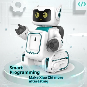 Le Neng K44 Cross-border Intelligent Remote Control Four-wheel Sliding <strong>Robot</strong> Card <strong>Learning</strong> Voice Interactive Puzzle <strong>Robot</strong> - Product Image 1