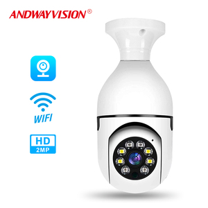 V380 Pro 1080p đầy đủ màu sắc ẩn an ninh bóng đèn camera quan sát ban đêm 360 E27 ổ cắm góc rộng CMOS Mini Wifi âm thanh hai chiều - Product Image 3