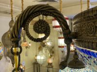 Lampe suspendue turque en verre, lampe d'Istanbul à économie d'énergie, lampe et lustres en mosaïque turque, lustres tunisiens pour la maison