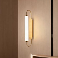 Lámpara de Pared LED de Estilo Artístico, de Hierro Mate, con Tiras Largas, para Decoración de Paredes de Cafeterías, Habitaciones de Huéspedes y Fondo de TV
