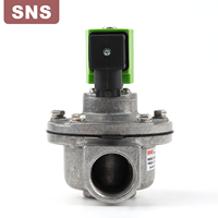 Électrovannes d'impulsion de contrôle de type à pression de filetage d'air pneumatique série SNS DMF-Z