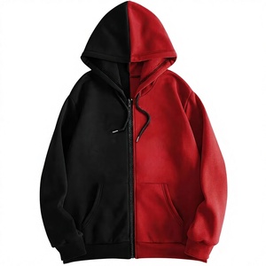Vente flash : sweat à capuche zippé élégant pour homme, impression personnalisée, 100% coton molleton, séchage rapide et respirant, service OEM - Product Image 1
