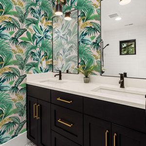 Botánico Habana papel tapiz Rosa autoadhesivo Peel Stick estampado Floral a pedido cocina Tropical dormitorio sala de estar al aire libre - Product Image 6