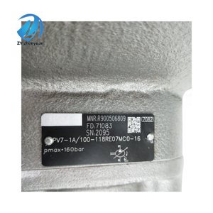 Bomba de Paletas de Desplazamiento Variable PV7-18/100, Operada por Piloto Hidráulico, Modelo PV7 PV7-18/100-118RE07MC0-16 - Product Image 2