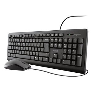 Tastiera e <b>mouse</b> PRIMO Wired Black 23971 - Product Image 1