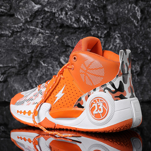 Tallas grandes EE. UU. 13 14 UE 47 48 Malla transpirable superior Superposiciones de cuero duradero Hombres Suela de alta tracción Zapatillas de baloncesto de alta calidad - Product Image 5