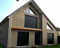 Cadre de panneau mural en composite bois-plastique WPC 68*45mm XFW004