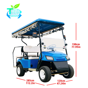 Màu Xanh Nâng đường phố hợp pháp 60V pin tùy chỉnh thoải mái 4 chỗ ngồi điện UTV bột với CE/EEC chứng nhận - Product Image 4