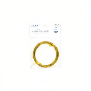 Filo di Alluminio 1.0 mm 5 m Colore Oro per Artigianato - Product Image 1