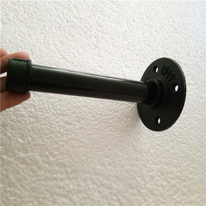 3/4inch Rustic <strong>Pipe</strong> Decor Industrial <strong>Shelf</strong> Brackets Set of Four Flanges, <strong>Pipes</strong> for Custom Floating <strong>Shelves</strong> - Product Image 3