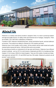 Chất lượng tốt rửa mặt lưu vực Thiết kế vòi nước-top Watermark tường đơn xử lý phòng tắm Máy trộn - Product Image 6