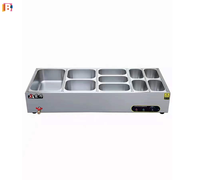 Food Warmer Buffet Bain Marie Töpfe Kommerziell 3 Pfannen Electric Bain Marie Edelstahl