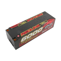 Peringkat C tinggi HV LiPo 8200mah 130c 2-cell 7.6v paket baterai pendek untuk mobil balap rc