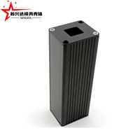 Boîtier de commande en alliage d'aluminium 6063 extrudé, boîtier électronique avec protection IP54, finition sablée oxydée, personnalisable
