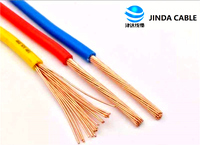 Cable eléctrico sólido de 0,75mm, 1mm, 1,5mm, 2,5mm, 4mm, 6mm, 10mm, de un solo núcleo, Cable de alimentación de cobre Flexible con un solo núcleo