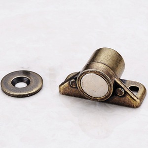 Zinc Alloy Magnetic Cabinet <b>Door</b> Catcher Antique Bronze Traditional Style For Solid Wood Furniture Cabinets - Product Image 4