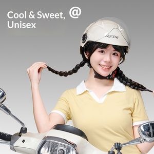 <span class=keywords><strong>Casco</strong></span> da Moto in ABS Certificato 3C, Nuovo Modello Selezionato in Fabbrica, per Uomo e Donna, Protezione Solare Estiva, Utilizzabile Tutto l'Anno - Product Image 2