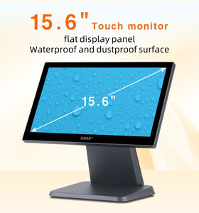 Sistem POS PC Layar Sentuh Kapasitif 1366*768 Grosir Pabrik 15.6'' All in One untuk Toko Swalayan - Product Image 4