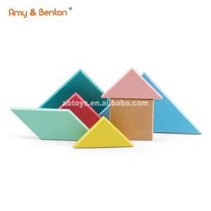Jeu de Tangram en bois de grande taille, puzzle Montessori, blocs d'apprentissage, puzzle éducatif, jouet en bois pour le développement du QI, cadeau pour les enfants de 3 à 9 ans - Product Image 6