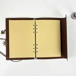 Vintage Retro Mini Traveler <b>Journal</b> 100-Page Pirate Anchors Notepad PU Leather Cover Paper Replaceable Diary Gift Sets A5 - Product Image 4