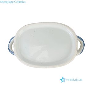 RYVM31-D Vases à <span class=keywords><strong>fleurs</strong></span> en porcelaine à motif paysager bleu et blanc <span class=keywords><strong>pour</strong></span> arrangements floraux – Vente en gros - Product Image 6