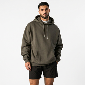 Sweat-shirts à capuche amples pour hommes – Idéaux pour le sport décontracté en extérieur et comme vêtements de détente polyvalents - Product Image 1