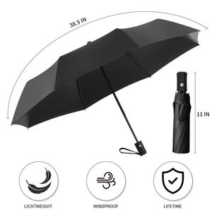 Sombrilla Plegable Automática de 8 Varillas, 190T Pongee, Doble Uso para Sol y Lluvia, Personalizable con Logotipo, Venta al Por Mayor - Product Image 5