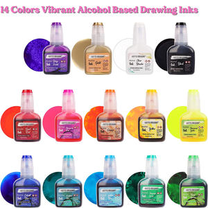 Özel Logo yeni reçine epoksi zanaat ve Tumbler fikirleri prim mürekkepleri için mürekkep seti için yüksek konsantre alkol - Product Image 3