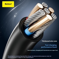 Kabel Data Micro-USB Type-C Pengisian Cepat Silikon Cair Asli Empat-dalam-Satu Double Magic Z-0062 240W Paduan Seng 12 Bulan