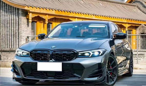 Cuchillo de viento de parachoques delantero mejorado de <span class=keywords><strong>4</strong></span> piezas para <span class=keywords><strong>BMW</strong></span> Serie 3 G20 G28 <span class=keywords><strong>LCI</strong></span> <span class=keywords><strong>2023</strong></span> + modelos compatibles <span class=keywords><strong>2023</strong></span> + - Product Image 3