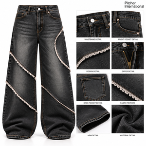 Wholesale <b>mens</b> slim <b>jeans</b> Custom <b>mens</b> slim fit <b>jeans</b> Stretch denim Private Label Menswear Collection - Product Image 6