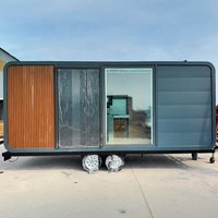 Maisons mobiles et amovibles de luxe personnalisées de 20 et 40 pieds, écologiques, conformes aux normes CE, type capsule Apple, pour appartements et villas