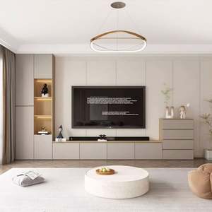 Meuble TV portable, unité de rangement moderne, design luxueux pour le salon, support TV - Product Image 1