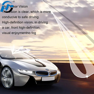 Siêu tối màu đen vật nuôi Limo cửa sổ Tint 1% 50% ánh sáng truyền qua Bảo vệ lá phim cuộn chống trầy xước bảo vệ cửa sổ bìa - Product Image 4