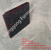Système de coffrage rond réutilisable en plastique ABS Lianggong pour la construction de dalles et de colonnes en béton, noir, personnalisé