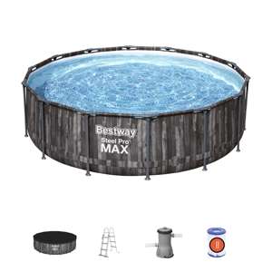 <span class=keywords><strong>Bestway</strong></span> 5614Z Piscine en PVC hors sol pour enfants avec accessoires Cadre rond portable en acier pour nouveau-né adulte - Product Image 6