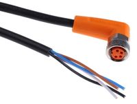 Kabel Penghubung Asli 100% Dengan Soket EVC04 Kabel Sensor Bersudut EVC004 EVC005 EVC144 Dengan 4 Inti Rentang 2 hingga 10m