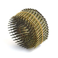 Clous en spirale à tige lisse fabriqués en usine, pour pistolets à clous pneumatiques utilisés sur les palettes en bois