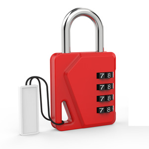 Ch-613 Zinc Alloy 4-Digit Combination Padlock With Name Tag For Gym <b>Locker</b> Warehouse Cabinet Door Bag Security - Product Image 2