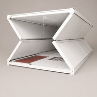 Maison conteneur pliable standard, bureau moderne insonorisé et isolé, cabane préfabriquée, dortoir