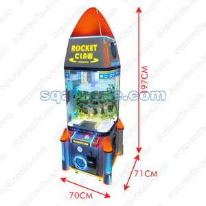 Machine à grappin à monnayeur en métal, modèle mini, pour cadeaux et récompenses, avec système <span class=keywords><strong>Rocket</strong></span> Clip, très demandée pour aires de jeux intérieures, garantie 1 an - Product Image 4