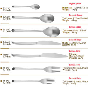 Cubiertos de boda a granel de fábrica, 4 Uds., cucharas, tenedores, cuchillos, cubiertos de acero inoxidable, Vajilla, juego de cubiertos de oro plateado - Product Image 5