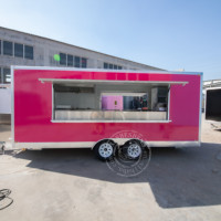Remorques alimentaires fourgon alimentaire camion alimentaire de crème glacée mobile