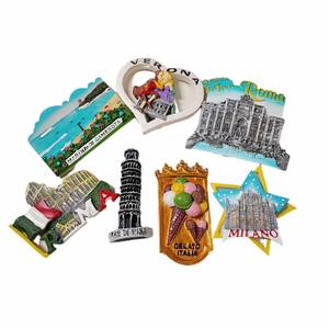 Autocollant de réfrigérateur en résine italienne, souvenirs d'attractions touristiques, autocollant de réfrigérateur 3D tridimensionnel - Product Image 3